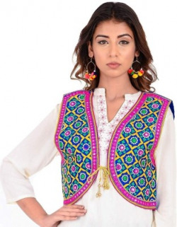 Craft Trade Sleeveless Embroidered Women Jacket
