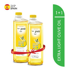 Jivo Extra Light Olive Oil 1 LTR (Pack of 2)