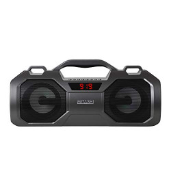Mitashi MX 2020 Boom Box Portable Party Speaker with FM Radio and Flashing Club Lights