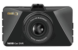 Dinshi Carmate Dual Lens Dashboard Car Camera with 1080P Full HD 3  LCD Screen 120° Wide Angle Lens Loop Recording Night Vision