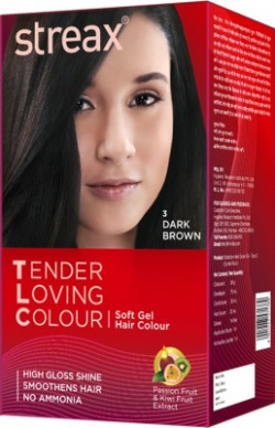 Streax Tender Loving Soft Gel Hair Colour Dark Brown Hair Color(3)