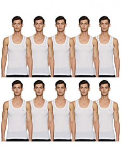 Lux Cozi Men's Scented Vest (Pack of 10) (COZI_Scented_White_RN_10PC 80)