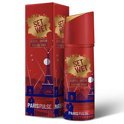 Set Wet Global Global Edition Perfume Spray For Men, Paris Pulse, 120 ml