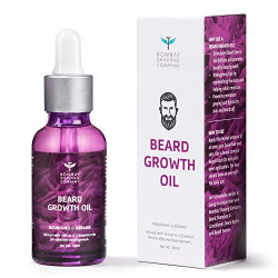 Bombay Shaving Company Beard Growth Oil For Men infused with Vetiver and 4 Essential oils for Effective Beard Growth, 30 ml