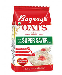 Bagrry's White Oats,1.5 Kg Pouch