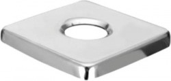 Mily Heavy SS SQUARE Wall Flange for Showers, Taps and Faucets (1 Pc) Plate Flange(3)