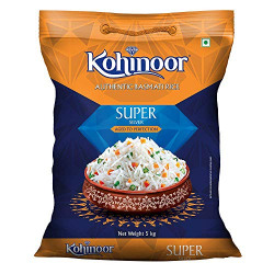 Kohinoor Super Silver Aged Basmati Rice, 5 kg