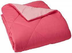 AmazonBasics Reversible Microfiber Comforter - King (102 x90 ) - Pink