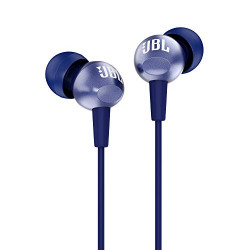 JBL C200SI Super Deep Bass in-Ear Headphones with Mic (Mystic Blue)
