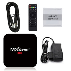 MXQ PRO + Amlogic S905 2GB RAM 16GB ROM Gigabit LAN Bluetooth 2.4G+5G WIFI Media Streaming Device(Black)