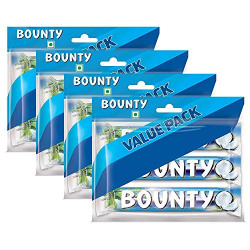 Bounty Coconut Filled Chocolate Bars, 171g (Pack of 4)