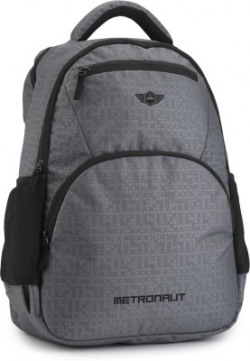 Metronaut Hi storage Self design zipper 35 L Laptop Backpack(Grey)
