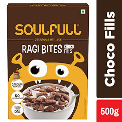 Soulfull Ragi Bites, Choco Fills - No Maida, High Calcium, 500g