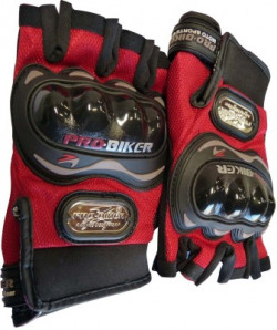 Probiker Bike Racing Motorcycle Riding Gloves(Red, Black)