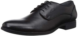 BATA Men's Frederick Black Leather Formal Shoes-8 UK/India (42 EU) (8246779)