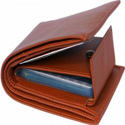 umravatiya Men Tan Artificial Leather Wallet(10 Card Slots)