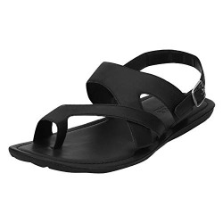 Ozark by Red Tape Men's Black Sandals-6 UK/India (40 EU) (OZC0061)