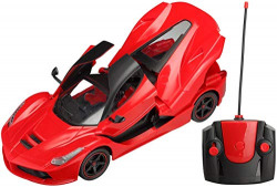 Webby Remote Controlled Ferrari with Opening Doors, Royal Red