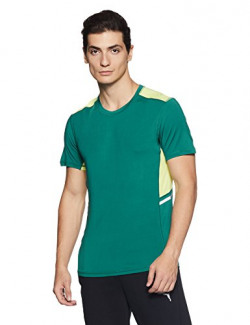 Amazon Brand - Symbol Men's Round Neck Sports Half Sleeve T-Shirt (AW17SYA06B_L_Viridian)