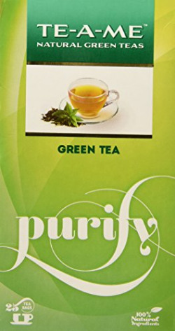 TE-A-ME Natural Green Tea, 25 Tea Bags
