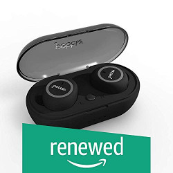 (Renewed) Pebble Duo True Wireless Earbuds (TWS Bluetooth 5.0) with Magnetic Charging Case, HD Stereo Sound, IPX5 Waterproof and Inbuilt-Mic
