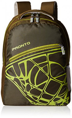 Pronto Volcano 20 Ltrs Olive Casual Backpack (8804 - OL)