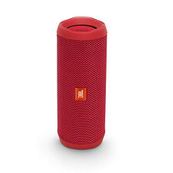 (Renewed) JBL Flip 4 Portable Wireless Speaker with Powerful Bass & Mic (Red)