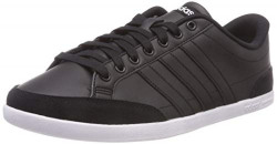 Adidas Men's Caflaire Core Black/FTWR White Leather Tennis Shoes-9 UK (43 1/3 EU) (9.5 US) (B43745)