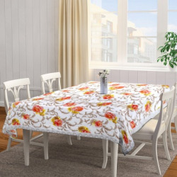 Bombay Dyeing Printed 6 Seater Table Cover(Multicolor, PVC (Polyvinyl Chloride))
