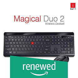 (Renewed) iBall Magical Duo 2 Wireless Deskset - Keyboard and Mouse
