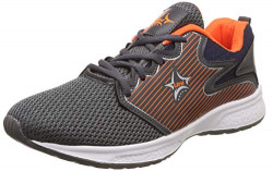 Unistar Men's D.Grey-Orange Running Shoes-7 UK/India (41 EU) (E-Nepal_014)