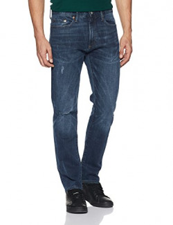 GAP Men's Slim Fit Jeans (148650028309_83734305300_Bright Blue_28W x 30L)