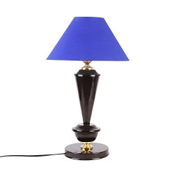 Kinora KIN-LS-066 Conical Shade Designer Table Lamp (Blue)