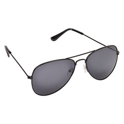 Criba Gradient Wayfarer Unisex Sunglasses - (aligatorr black avi black|40|Black Color Lens)