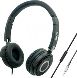 boAt BassHeads 900 Super Extra Bass Wired Headset(Carbon Black, Over the Ear)