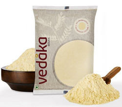 Amazon Brand - Vedaka Fine Gram Flour (100% Chana Fine Besan), 1 kg