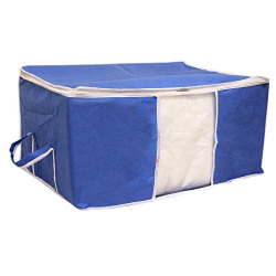 Kuber Industries Non Woven Underbed Storage Organiser, Extra Large, Royal Blue