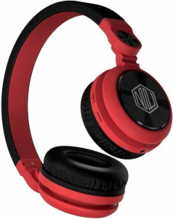 Nu Republic Starboy Bluetooth Headset(Red, Black, Over the Ear)