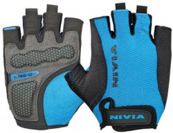 Nivia Hexa Grip Gym & Fitness Gloves(Blue, Black)