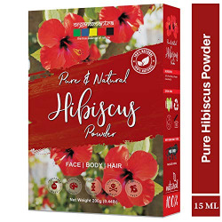 Organix Mantra Hibiscus Powder For Face, Skin, Hair Growth 200 Grams, Hibiscus Flower Powder Pure & Natural