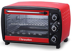 Brayden Krispo 18-Litre Oven Toaster Griller (Peach Red)
