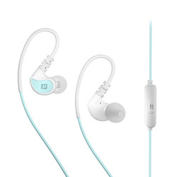 MEE Audio EP-X1-MTWT in-Ear Sports Headphones with Microphone and Remote (Mint and White)