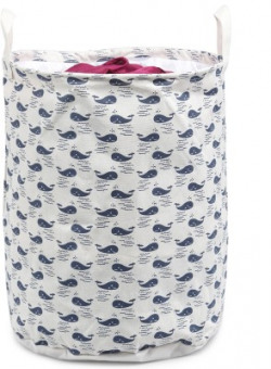 Bombay Dyeing 50 L White Laundry Basket(Polyester)