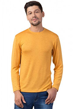 Corsair Men's Full Sleeve Round Neck T Shirt Winter Wear Gold