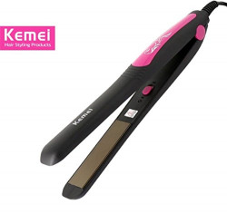 Kemei Km-328 Professional Hair Straightener (Pink Or Mutlicolor)