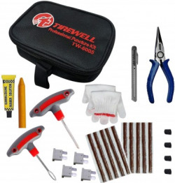 TIREWELL TW-5005 10 in 1 Universal Car Bike SUV Motorcycle Flat Tire Tubeless Tyre Puncture Repair Kit
