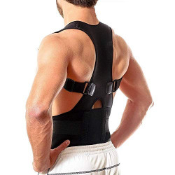 UNIK BRANDTM Unisex Magnetic Back Brace Posture Corrector Therapy Shoulder Belt for Lower and Upper Back Pain Relief, posture corrector men for women,back support belt for back pain
