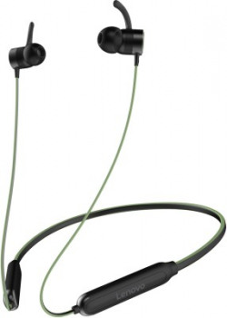 Lenovo HE18 Bluetooth Headset(Green, In the Ear)