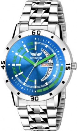Specter S-DDC79-BLU (1) BLUE Round Dial Water Resistant Stainless Steel Watch for Men Analog Watch  - For Men
