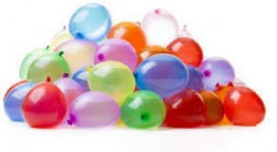 Mystic Toy Store Non Toxic Holi Water Balloons Multicolor ( Pack of 100 Balloons)